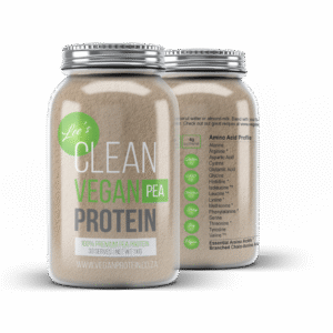 PEA PROTEIN POWDER ISOLATE – 1 KG – GLASS JAR - Image 2